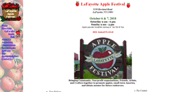 Desktop Screenshot of lafayetteapplefest.org